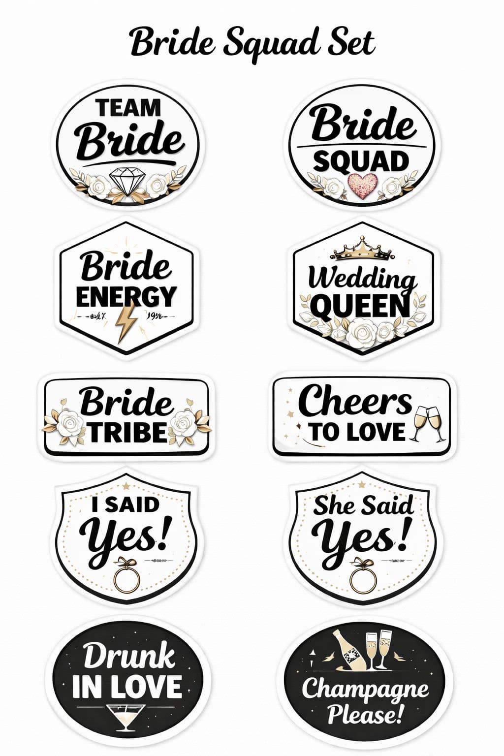 Bride Squad Set