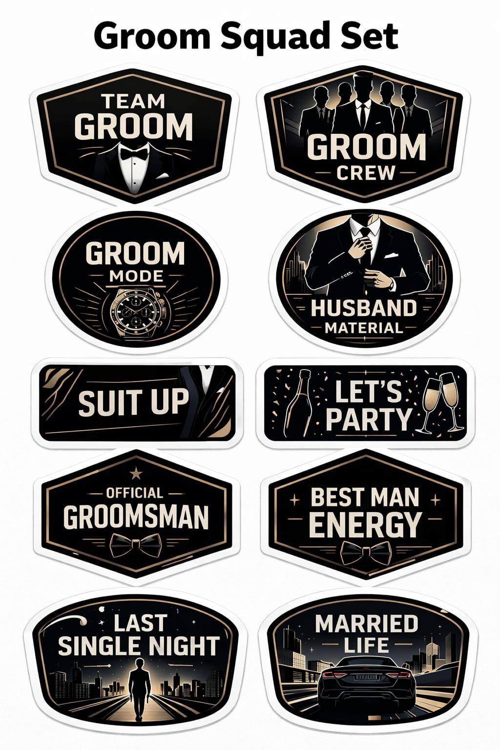 Groom Squad Set