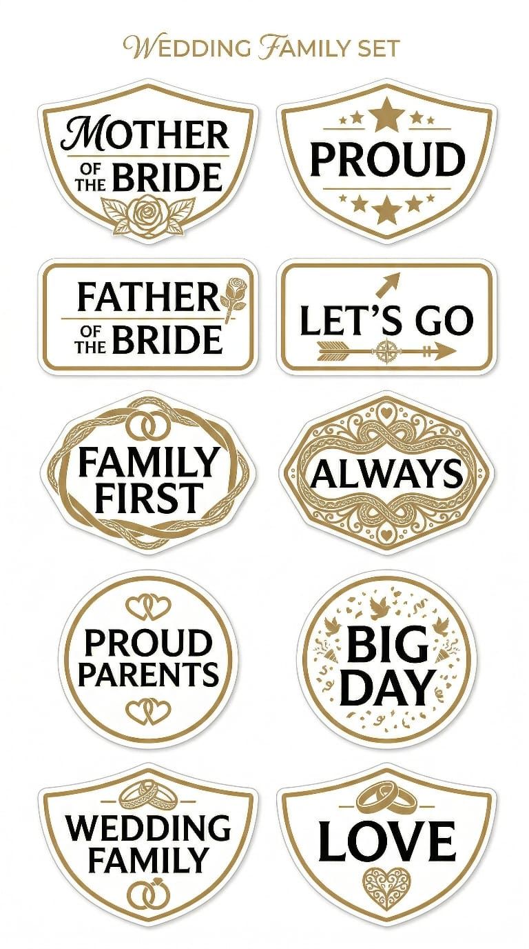 Wedding Family Set