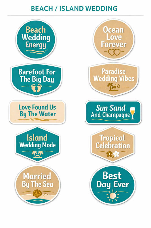 Beach Island Wedding